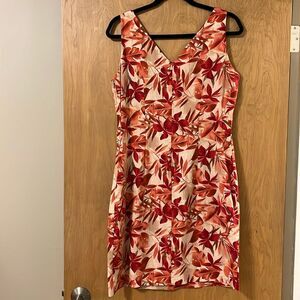 Linen/Rayon Sleeveless Dress